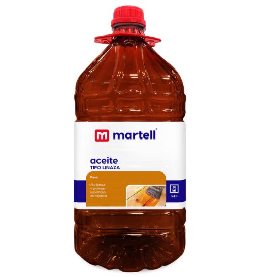 ACEITE TIPO LINAZA PRESERVANTE DE MADERAS MARTELL GAL X 3 LTS