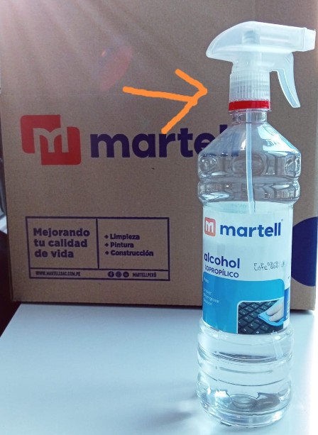 ALCOHOL ISOPROPILICO AL 99% MARTELL FCO.C/GATILLO X 900 ML